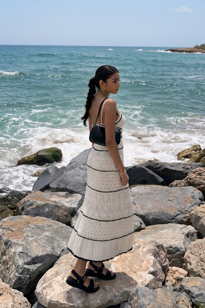 Striped Maxi Dress