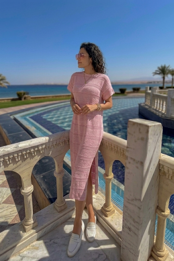 Blush Midi Dress